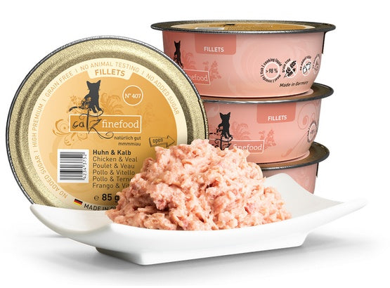 Catz Finefood Filety N.407 Kurczak/Cielęcina tacka 85g - Image 2