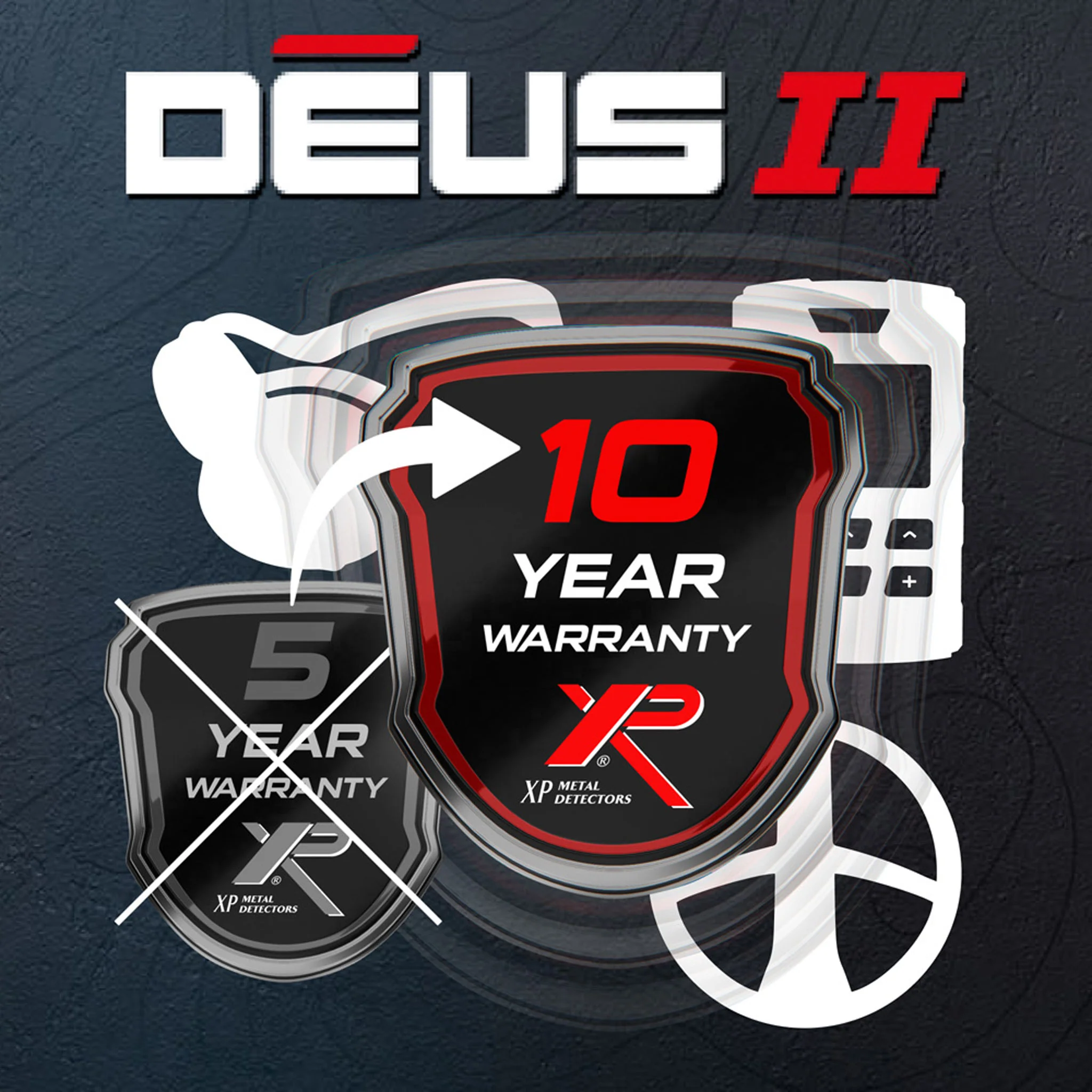 XP DEUS II Metal Detector – 5-Year Warranty Extension