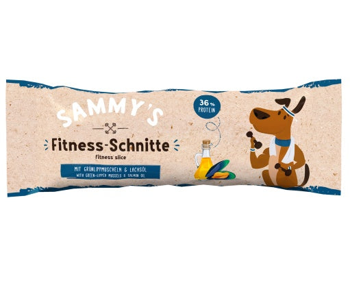 Sammy's fitness slice baton proteinowy małże i olej z łososia 25 g - bez zbóż i pieczony w piekarniku - Image 1