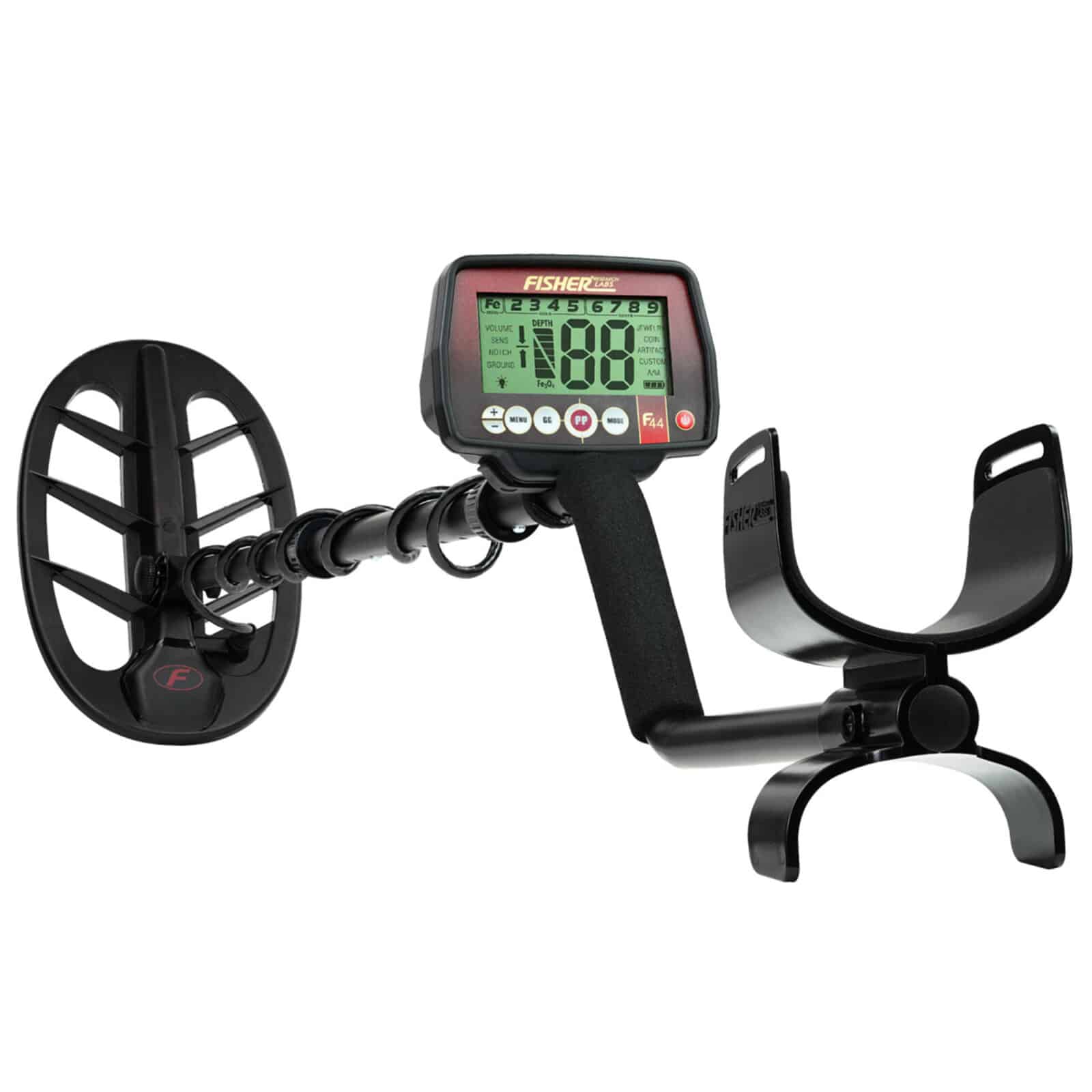 Fisher F44 Metal Detector with 11″ DD Coil