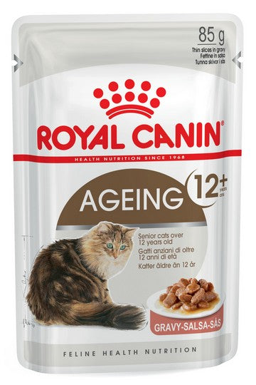Royal Canin Ageing +12 karma mokra w sosie dla kotów dojrzałych saszetka 85g - Image 2