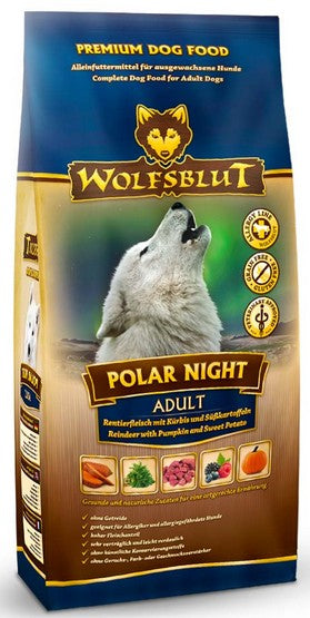 Wolfsblut Dog Polar Night - renifer i bataty 2kg - Image 1