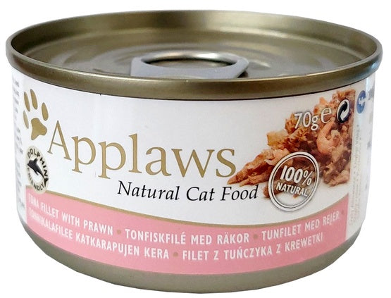 Applaws puszka dla kota Tuńczyk i Krewetki 70g - Image 2
