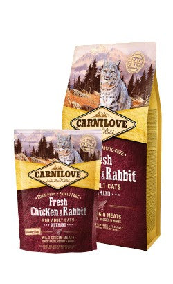 Carnilove Cat Fresh Chicken & Rabbit Gourmand – kurczak i królik 2kg