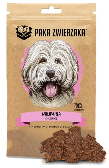 Paka Zwierzaka Chunkies wołowina 100% - ultra chrupiące kąski 70 g - Image 2