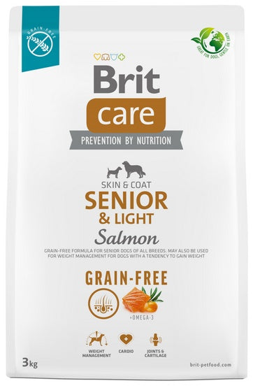 Brit Care Grain Free Senior & Light Salmon 3kg - Image 2