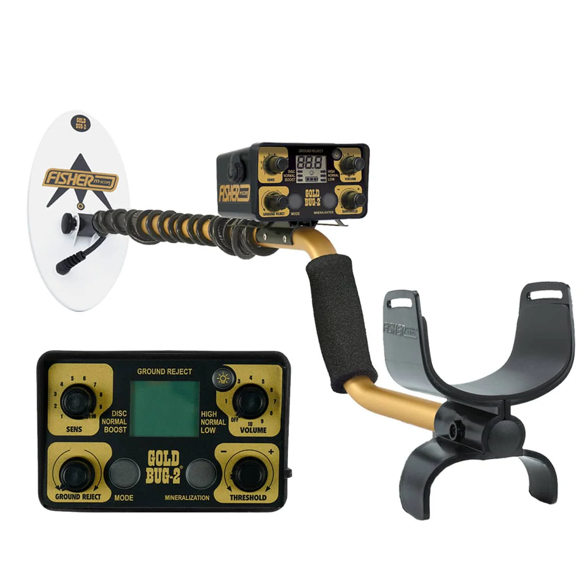 Fisher Gold Bug II 71 kHz Metal Detector for Gold Prospecting