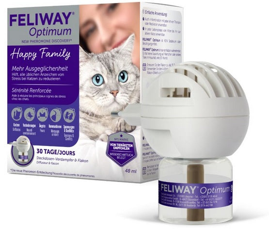 Feliway Optimum – kocie feromony Zestaw Startowy (Dyfuzor+wkład)