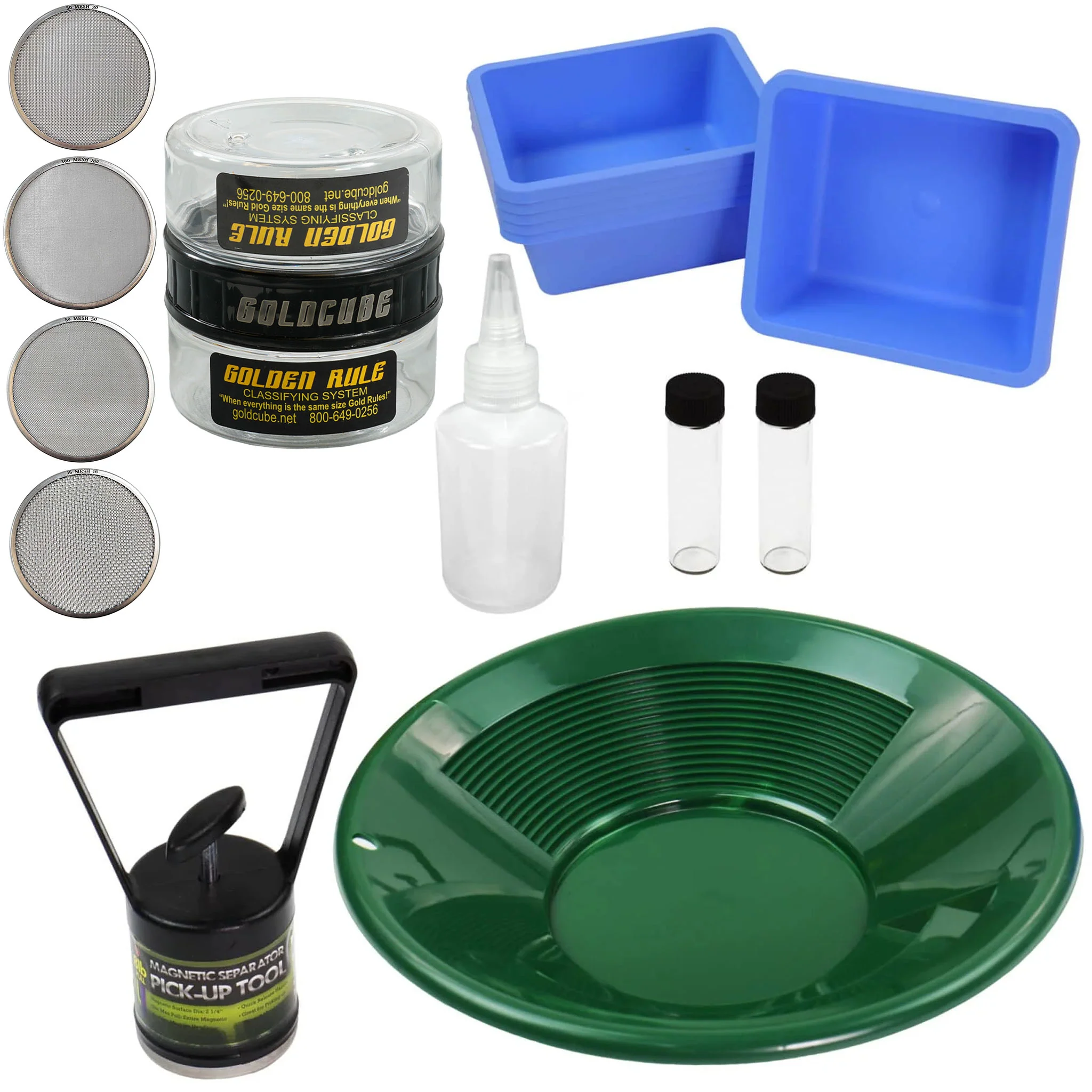 Gold Cube Gold Panning Fine Gold Super Concentrates Clean-Up Kit - Image 1