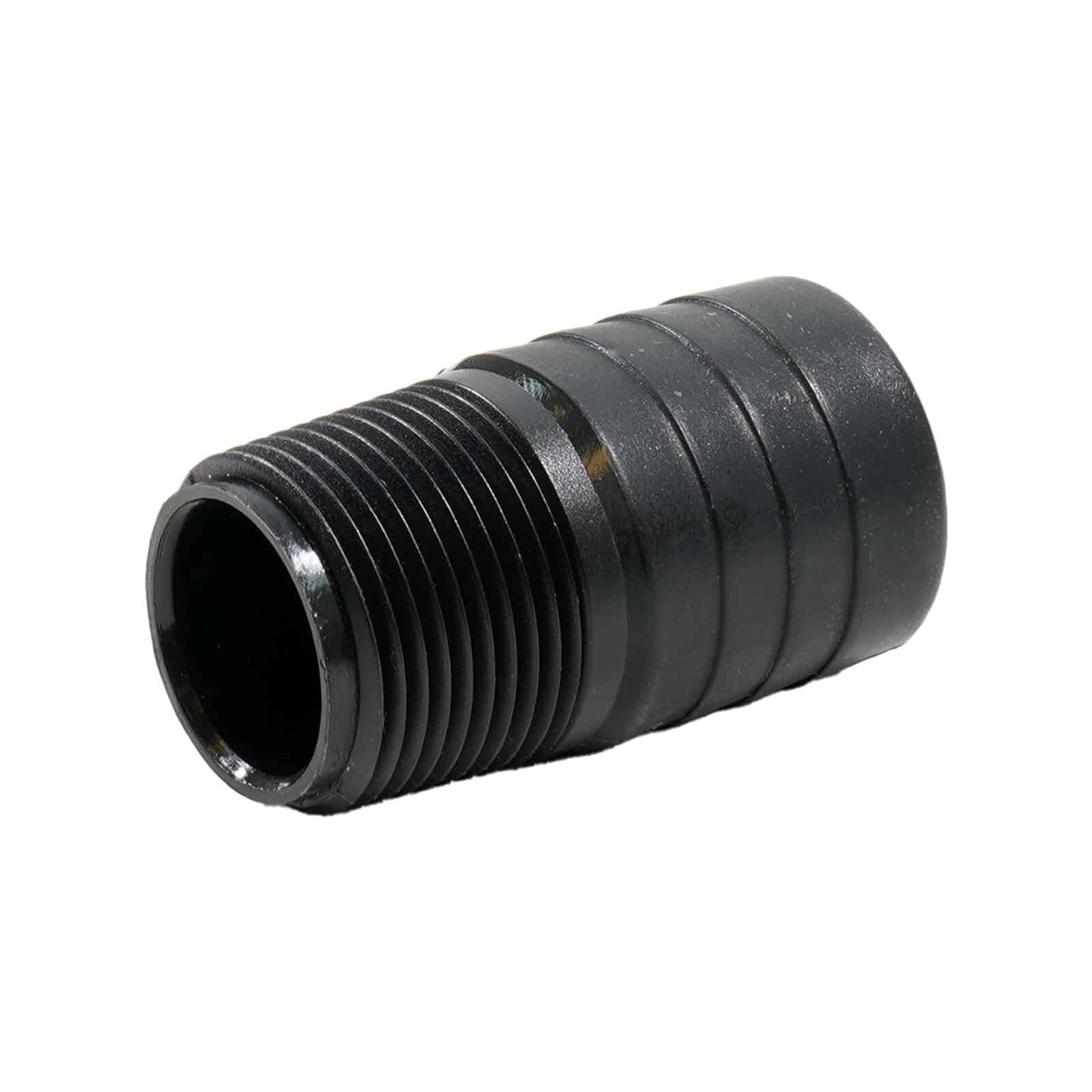 Gold Cube 3/4" Pipe Thread x 1-1/8 Barbed Fitting - Image 1