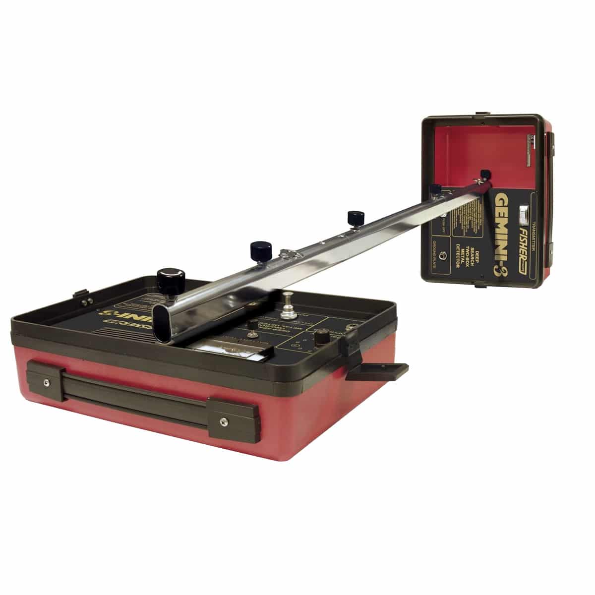 Fisher Gemini 3 Deep Seeking 2 Box Cache, Relic and Treasure Metal Detector - Image 1