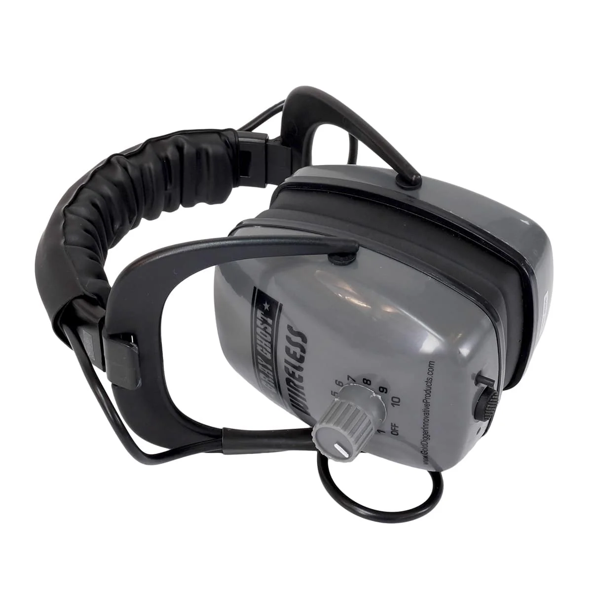 Gray Ghost Wireless Headphones - Minelab FBS/GPX/GPZ Compatible - Image 2