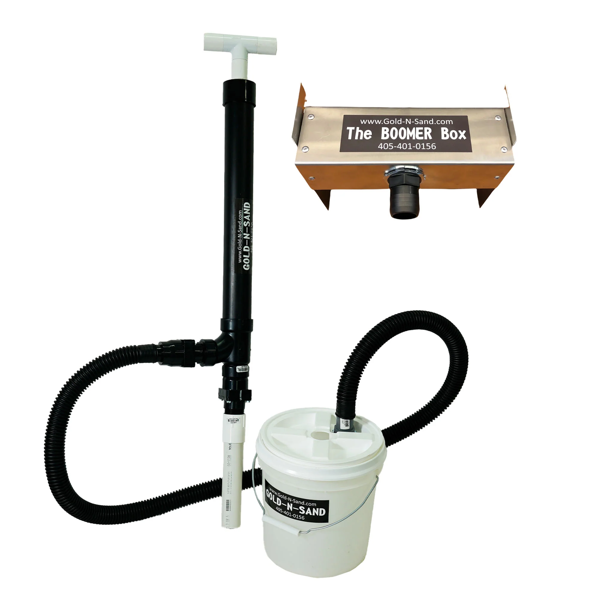 Gold-N-Sand X-Stream Hybrid Pro Hand Dredge with Boomer Box - Image 1