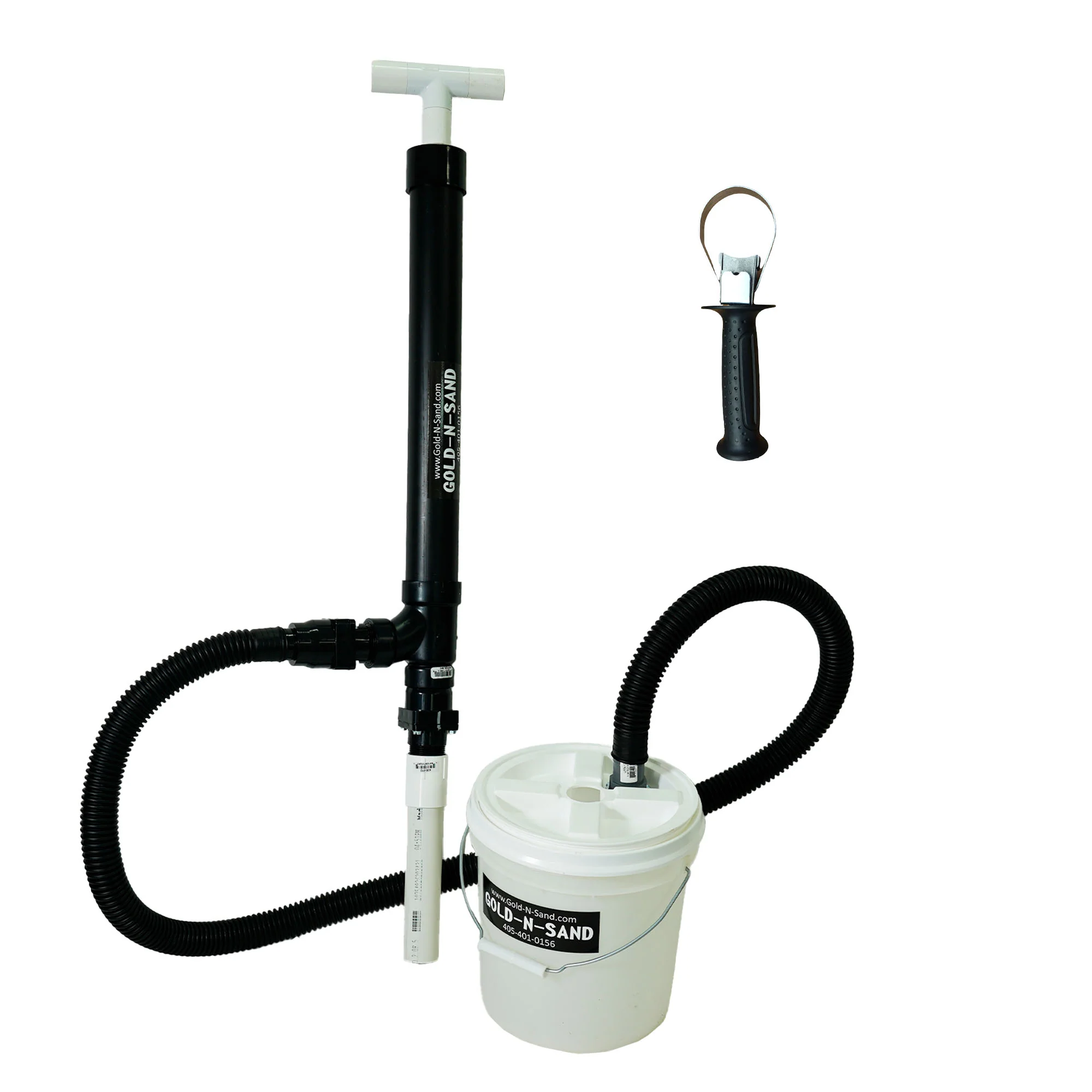 Gold-N-Sand X-Stream Hybrid Pro Hand Dredge with Ergo Handle - Image 1