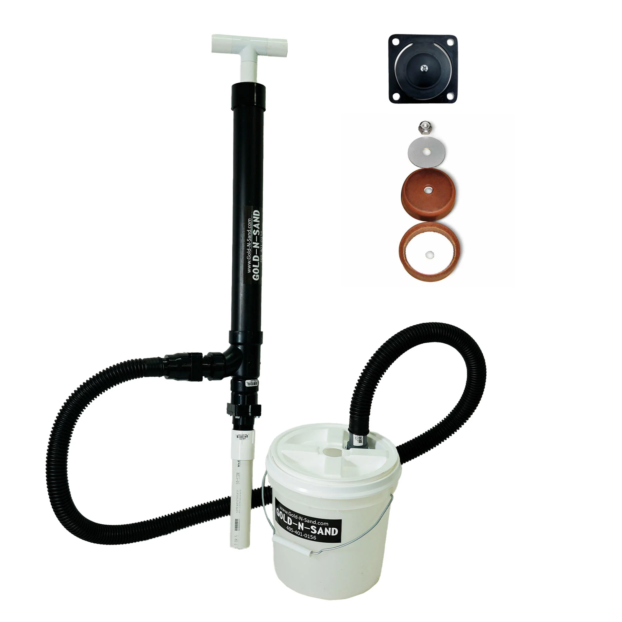 Gold-N-Sand X-Stream Hybrid Pro Hand Dredge with Extra Cups and Values - Image 1