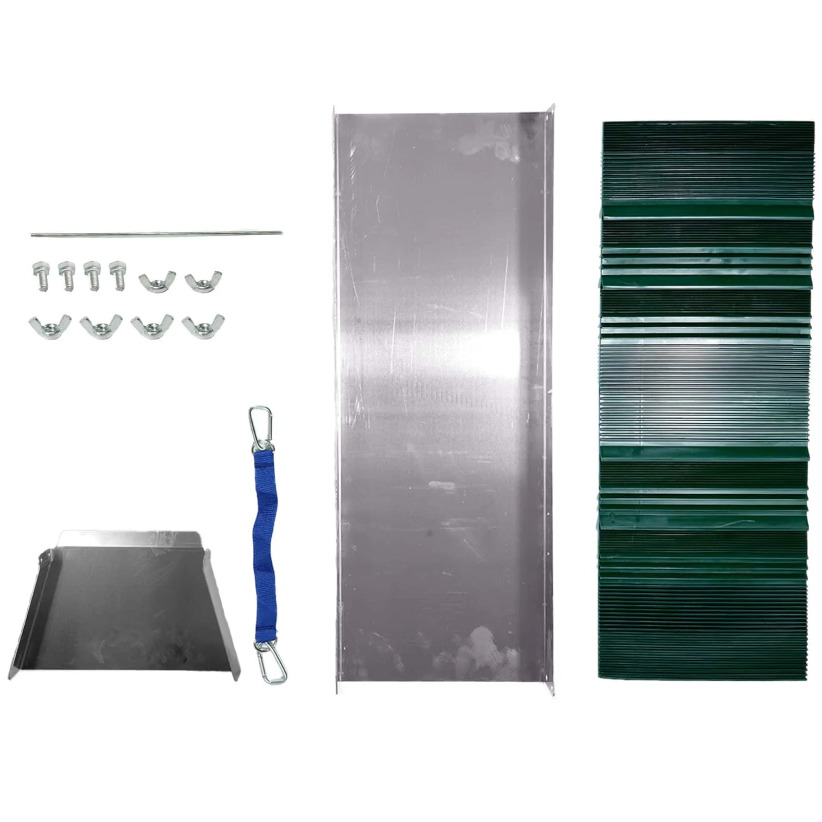 TerraX 34 1/2" Sluice Box With Sluice Box Matting - Image 2