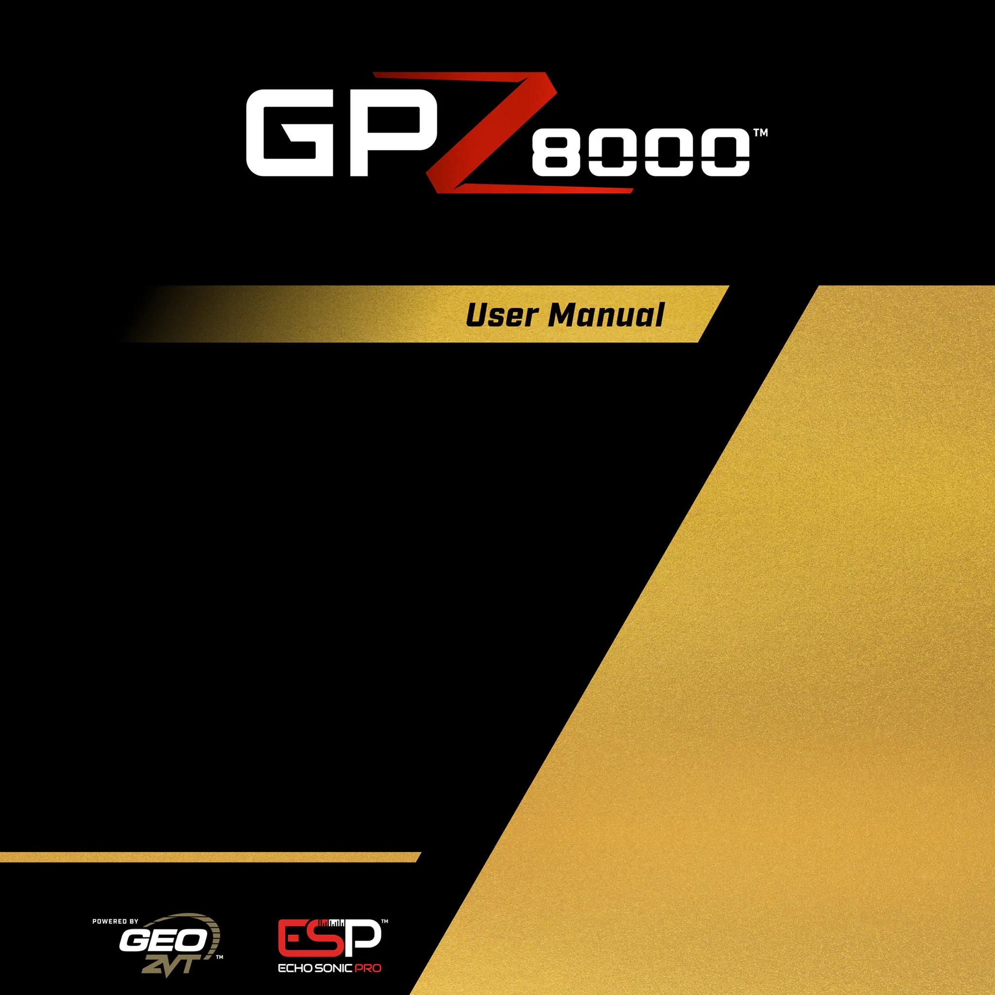 Minelab GPZ 8000 Instruction Manual Digital