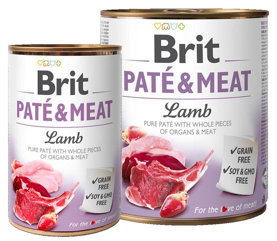 Brit Pate & Meat Dog Lamb puszka 800g - Image 2