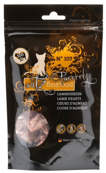 Catz Finefood Purrrrly N.107 serca jagnięce - 100% liofilizowane serca bez dodatków - Image 2