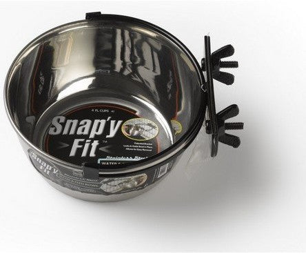 MidWest Snap'y Fit Miska stalowa do klatki 900ml [SF41] - Image 2
