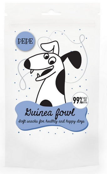 Paka Zwierzaka PEPE mini chunkies Guinea Fowl 70 g - miękkie kąski do treningu - Image 2