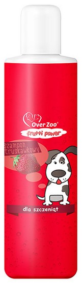 Over Zoo Frutti Power Szampon o zapachu truskawkowym – dla szczeniąt 200ml