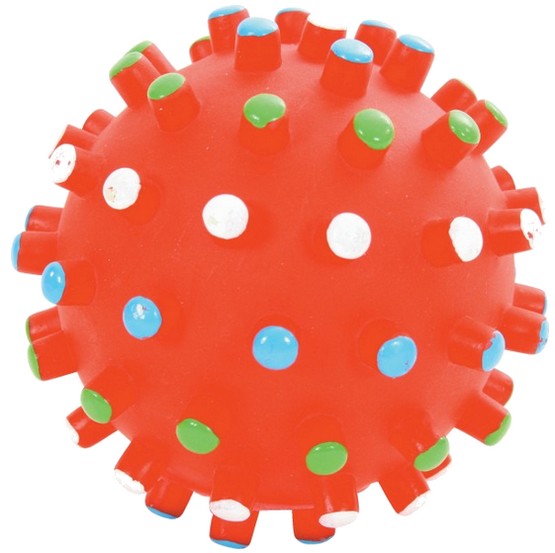 Zolux Zabawka winylowa piłka z wypustkami 10cm [480784] - Image 1