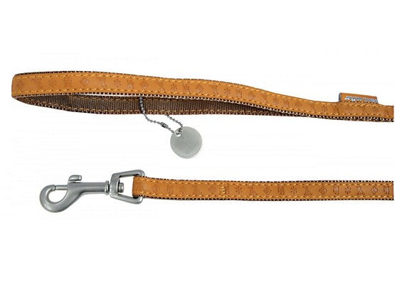 Zolux Smycz Mac Leather 25mm/1.2m Żółta [522025JA] - Image 1