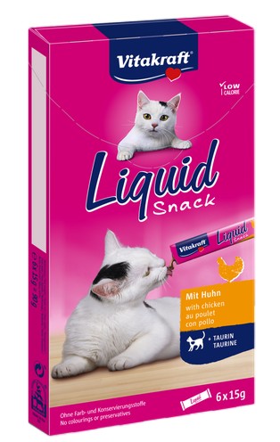 Vitakraft Cat Liquid-Snack z Kurczakiem 6x15g [16424] - Image 1