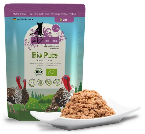 Catz Finefood Bio N.511 Indyk saszetka 85g - Image 3