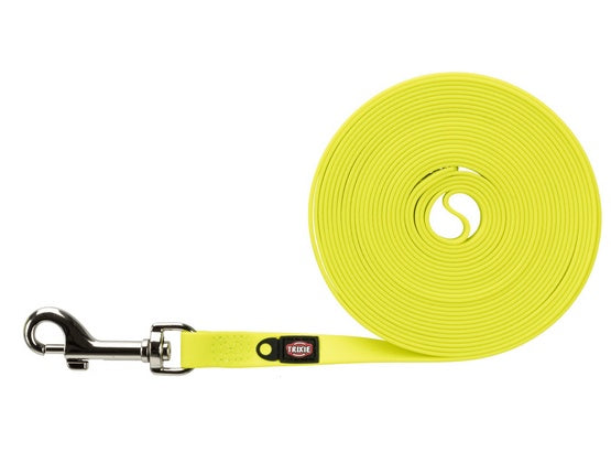 Trixie Easy Life smycz do tropienia 5 m - odblaskowa w neonowej żółci - Image 1