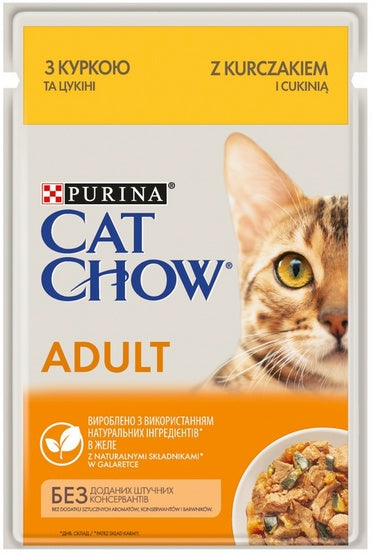 Purina Cat Chow Kurczak i cukinia saszetka 85g - Image 2