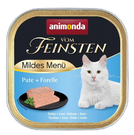Animonda vom Feinsten Mildes Menu z indykiem i pstrągiem - lekkostrawna receptura bez podrobów - Image 1