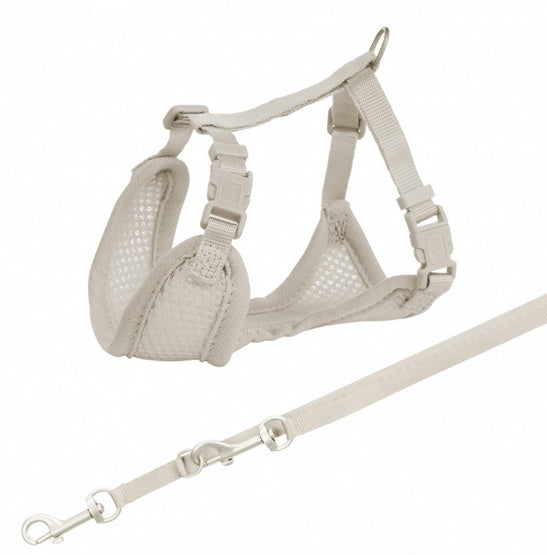 Trixie szelki ze smyczą Junior 26–34 cm - miękkie i regulowane dla szczeniaka - Image 1