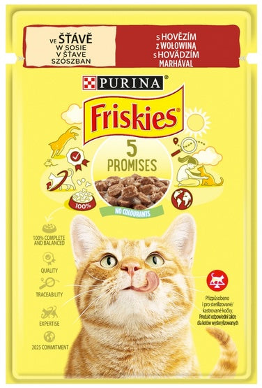 Friskies Wołowina saszetka 85g - Image 2