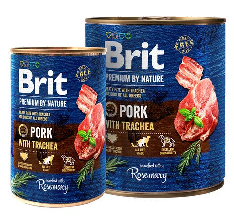 Brit Premium By Nature Pork & Trachea puszka 400g - Image 2