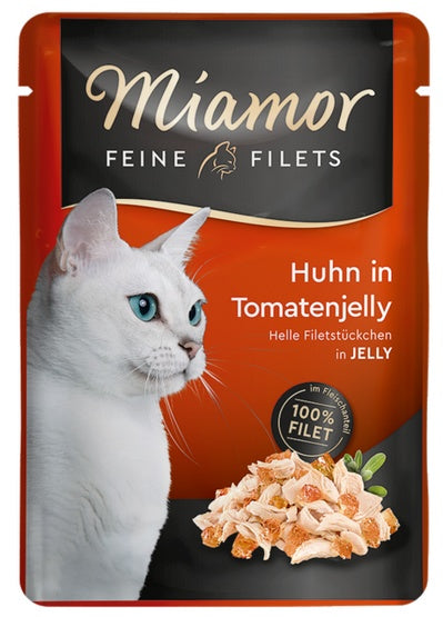 Miamor Feine Filets Kurczak & Galaretka pomidorowa saszetka 100g - Image 1