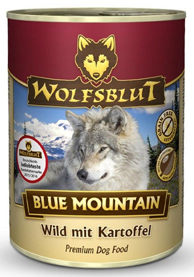 Wolfsblut Dog Blue Mountain – dziczyzna i ziemniaki puszka 395g