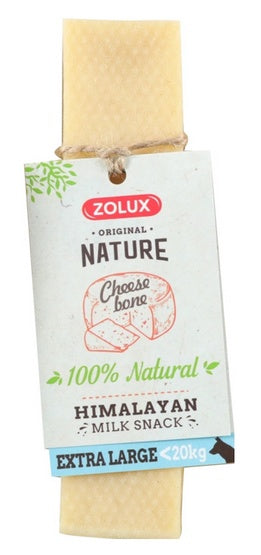 Zolux przysmak serowa kość z sera himalajskiego XL 116 g - długie żucie i naturalny skład - Image 1
