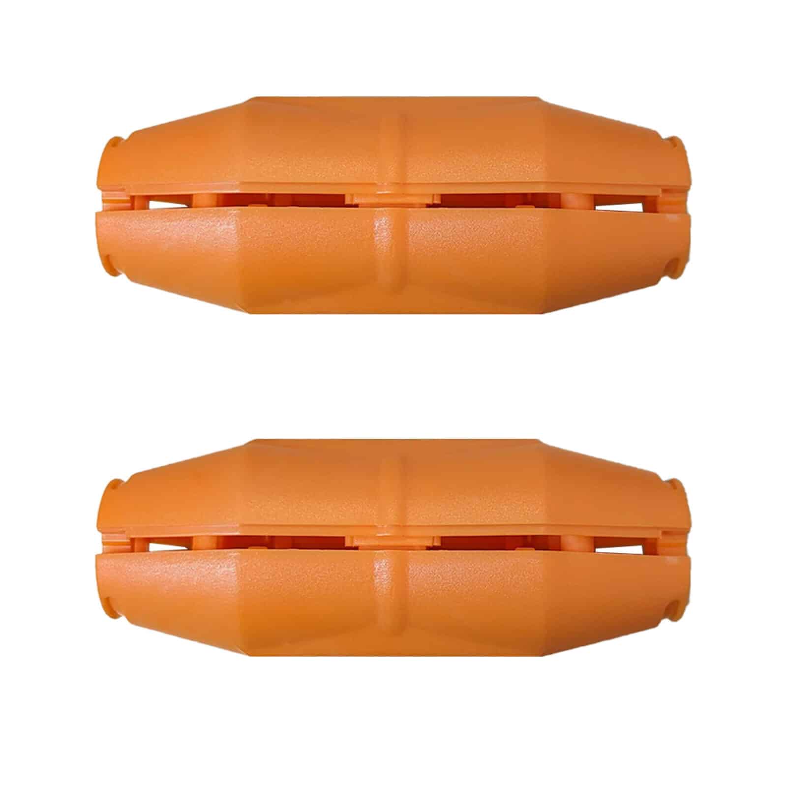 Orange Bucket Handle Grips Reduce Hand Fatigue for Wire Bail Handle - Image 2
