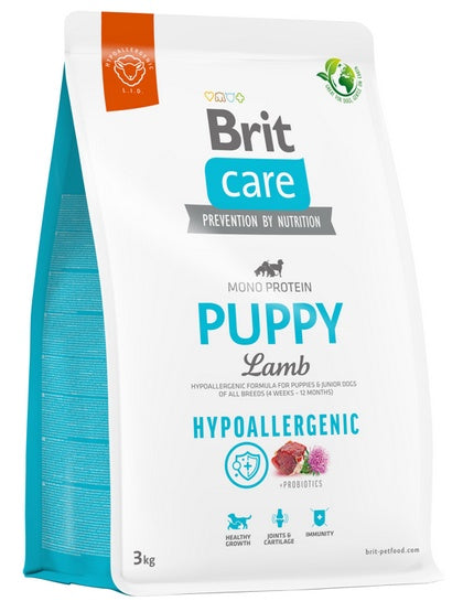 Brit Care Hypoallergenic Puppy Lamb 3kg - Image 1