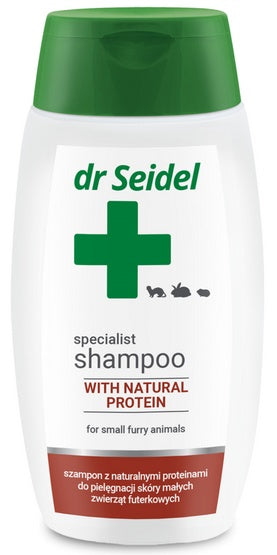 Dr Seidel Szampon proteinowy dla małych zwierząt futerkowych 220ml - Image 1