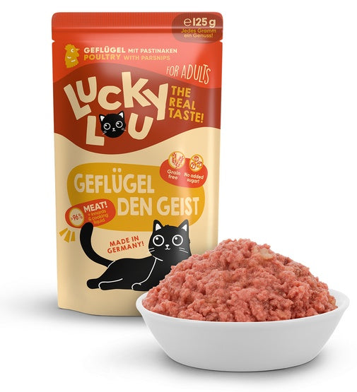 Lucky Lou Lifestage Adult Drób saszetka 125g - Image 1