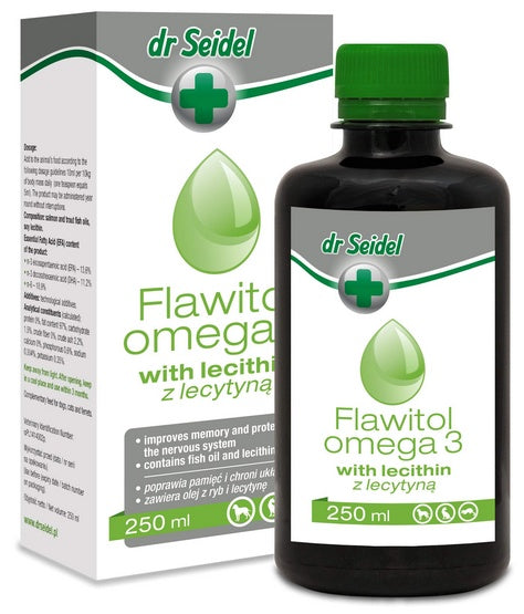 Dr Seidel Flawitol Omega 3 z lecytyną 250ml - Image 1