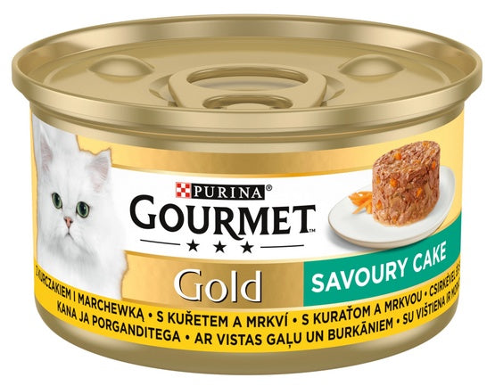 Gourmet Gold Savoury Cake z Kurczakiem i marchewką 85g - Image 2