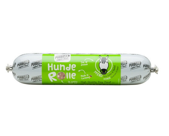 Purbello Dog kiełbaska treningowa monobiałkowa z koniny 400 g - wygodne krojenie w kostki - Image 2