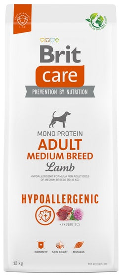 Brit Care Hypoallergenic Adult Medium Lamb 12kg - Image 2