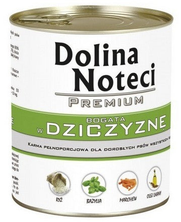 Dolina Noteci Premium Pies Dziczyzna puszka 800g - Image 2