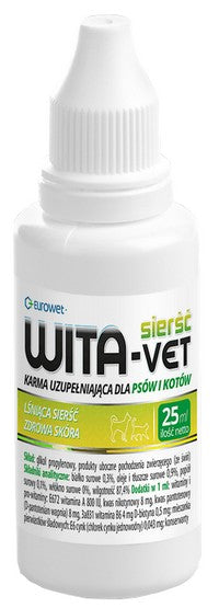 Wita-Vet Sierść krople 25ml - Image 1