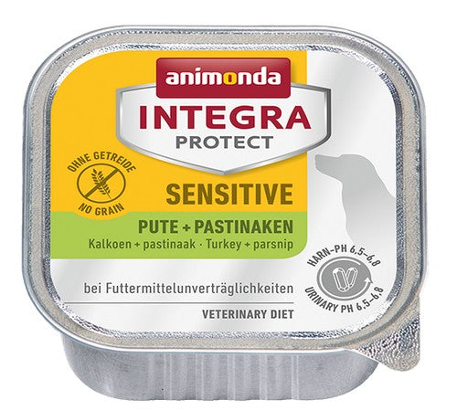 Animonda Integra Protect Sensitive dla psa indyk + pasternak tacka 150g - Image 1